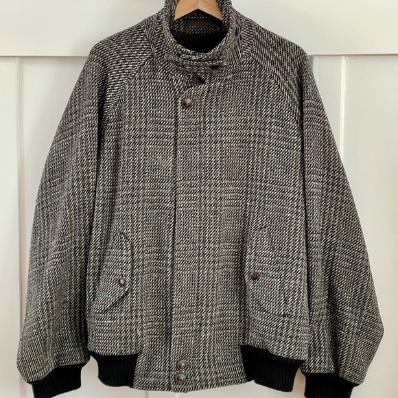 Burberry Prorsum wool tweed Harrington jacket size 50/L - Picture 3 of 8